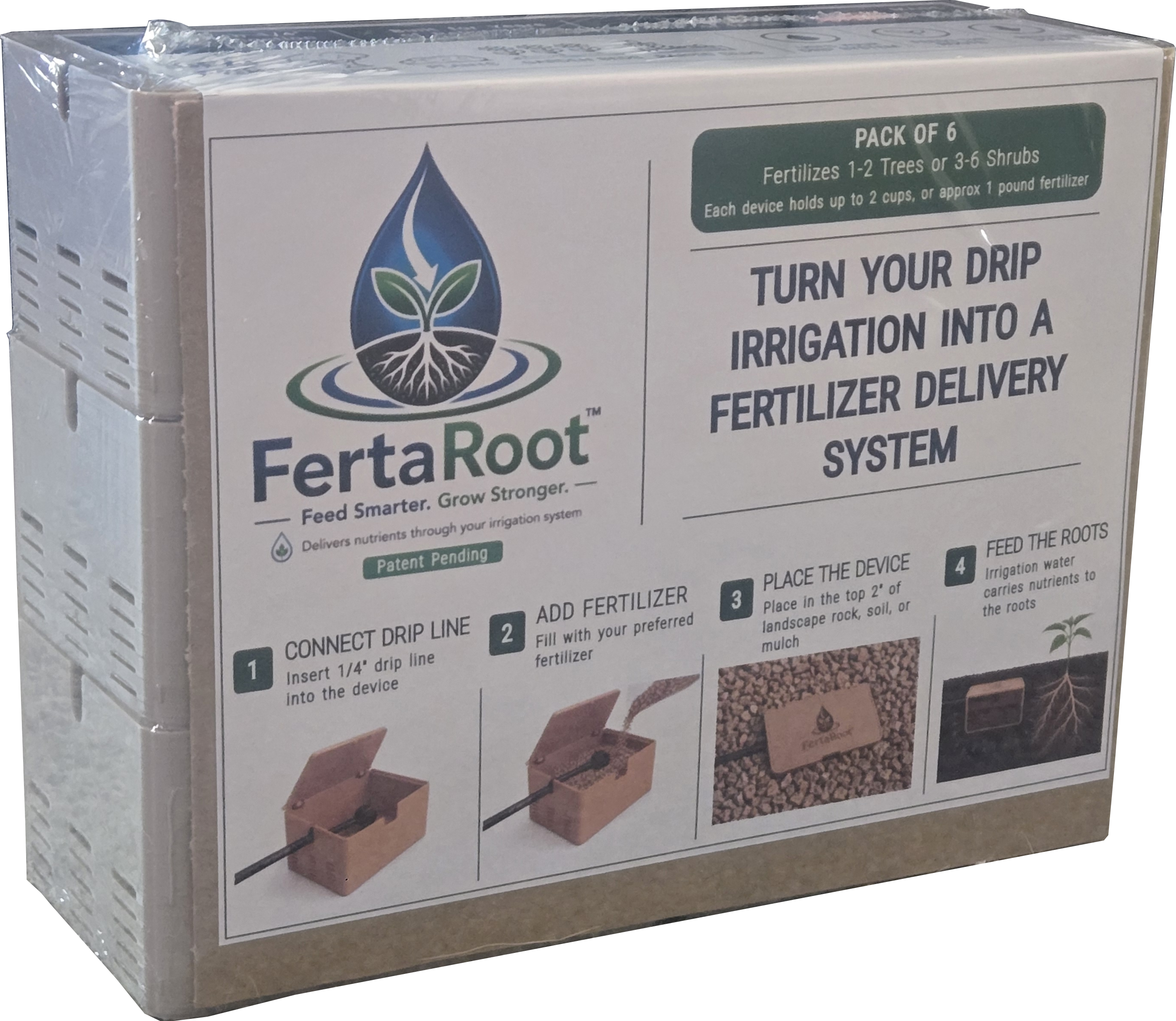 FertaRoot™ Fertilizer Delivery Device - Pack of Six